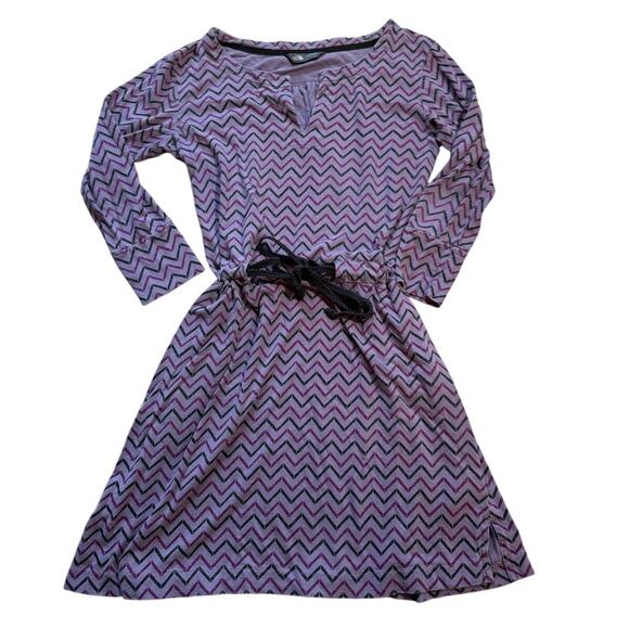 THE NORTH FACE womens Dress, size Medium, purple zig zag pattern, drawstring - Picture 1 of 11